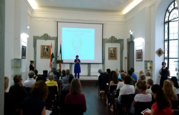 Press Conference for Second International Day of Yoga in Embassy of India, Rome (8.6.2016)