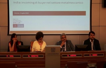 India Business and Investment Meet at Assolombarda, Milan, 5th July 2016