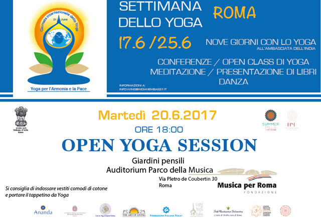 OPEN YOGA SESSION at Auditorium Parco della Musica 