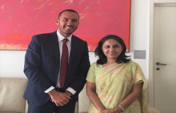 Sep. 5th: Ambassador Reenat Sandhu met Undersecretary Manlio Di Stefano at Farnesina.