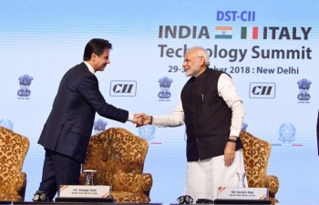 Oct 30th: 24th edition of the DST-CII Technology Summit witnessed great collaborations between India & Italy in science & technology and business. Presence of two world leaders further strengthened the technology-intensive business partnerships.