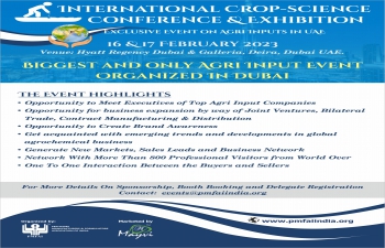 17th Edition of International Crop Science Conference & Exhibition (ICSCE 2023)