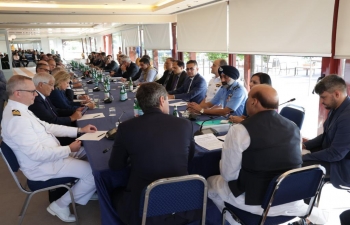 CEO's Meeting - Official visit to Italy of Raksha Mantri Shri Rajnath Singh (October 10, 2023)